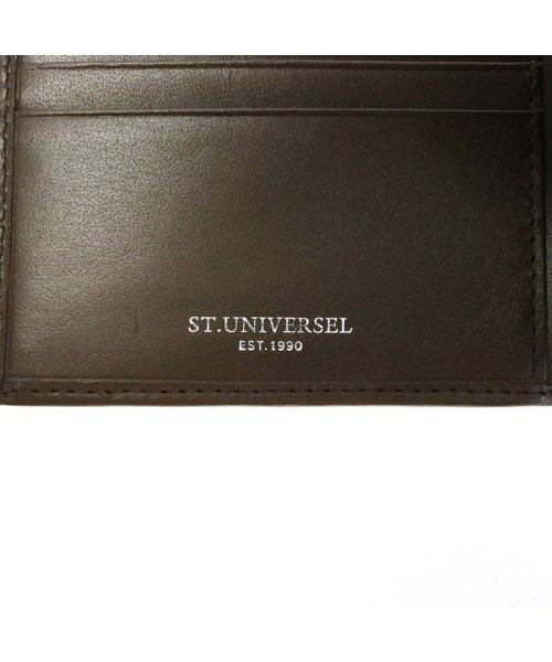 ST.UNIVERSEL(セントユニバーセル)/財布 二つ折り 本革 セントユニバーセル ST.UNIVERSEL アニリンレザー ビルフォールドウォレット TYPE－2 二つ折り財布 GL－MW－009/img15