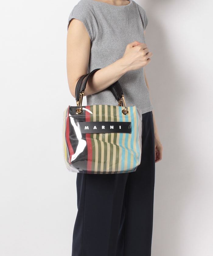 【MARNI】GLOSSY GRIP TOTE BAG