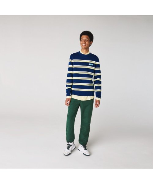 LACOSTELIVE MENS(ラコステライブ　メンズ)/LACOSTE L!VEボーダーコットンニットセーター/img03