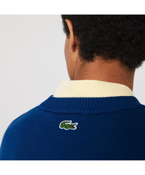 LACOSTELIVE MENS(ラコステライブ　メンズ)/LACOSTE L!VEボーダーコットンニットセーター/img04