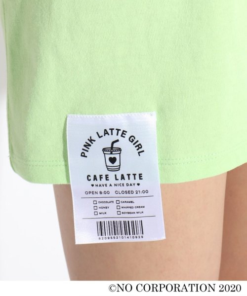 PINK-latte(ピンク　ラテ)/★ニコラ掲載★【NO COFFEE/ノーコーヒー】バイカラーワンピース/img07