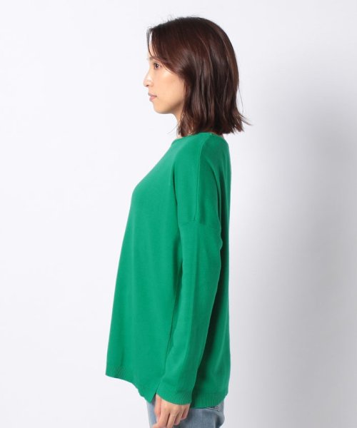 BENETTON (women)(ベネトン（レディース）)/コットンドロップショルダーオーバーサイズ長袖ニット・セーター/img05