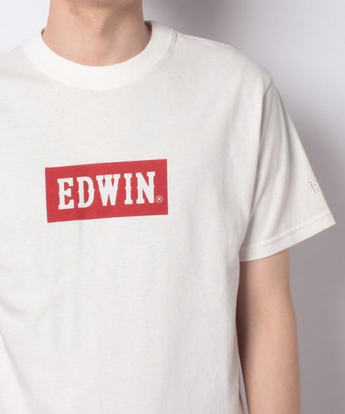 EDWIN(EDWIN)/【EDWIN】 エドウィン ボックスロゴ　半袖 Tシャツ　デニム/img10