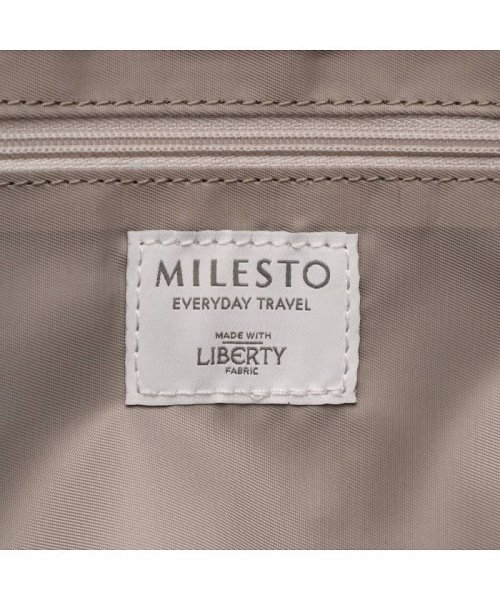 MILESTO(ミレスト)/ミレスト ボストンバッグ MILESTO バッグ hopping marche 2WAY ショルダーバッグ LIBERTY PRINT A4 MLS723/img23