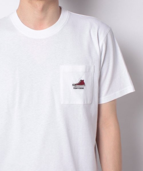 CONVERSE(コンバース)/【ＣＯＮＶＥＲＳＥ】 コンバース ワンポイント ポケット付き 半袖 Tシャツ ユニセックス/img16