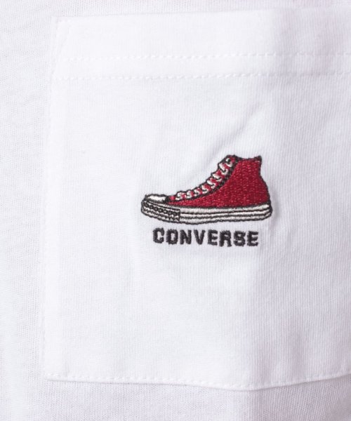 CONVERSE(コンバース)/【ＣＯＮＶＥＲＳＥ】 コンバース ワンポイント ポケット付き 半袖 Tシャツ ユニセックス/img18