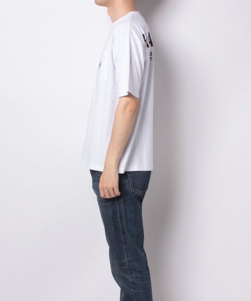 KANGOL(KANGOL)/【ＫＡＮＧＯＬ】 カンゴール オーバーサイズ ポケット付き 半袖 Tシャツ ユニセックス/img09