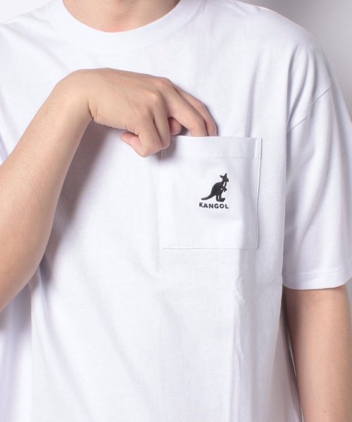 KANGOL(KANGOL)/【ＫＡＮＧＯＬ】 カンゴール オーバーサイズ ポケット付き 半袖 Tシャツ ユニセックス/img12