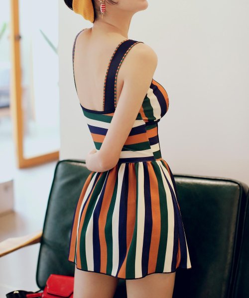 セール 60 S レトロモダン ワンピース水着 オシャレボ Osyarevo Magaseek