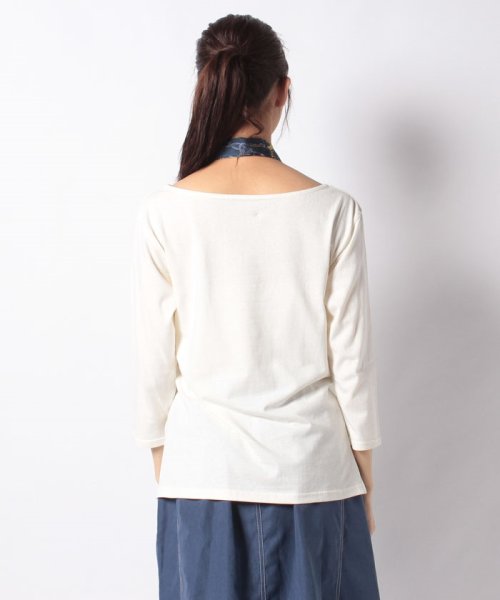 NICE CLAUP OUTLET(ナイスクラップ　アウトレット)/【natural couture】スカーフ付き2WAYTシャツ/img02