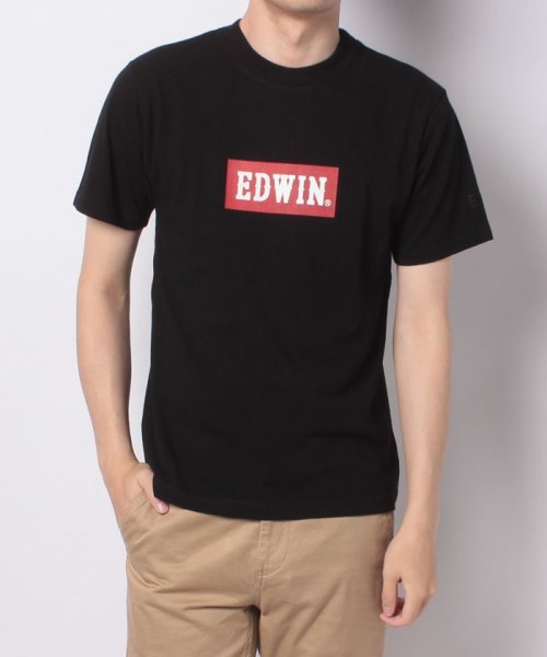 EDWIN(EDWIN)/【EDWIN】 エドウィン ボックスロゴ　半袖 Tシャツ　デニム/img15