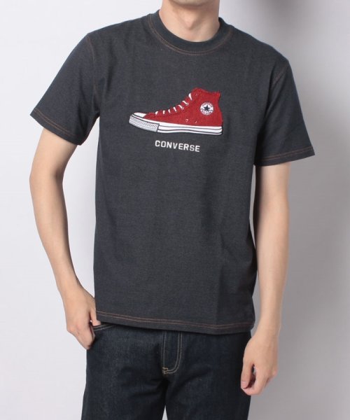 CONVERSE(CONVERSE)/【ＣＯＮＶＥＲＳＥ】 コンバース シューズサガラ  半袖 Tシャツ ユニセックス/img13