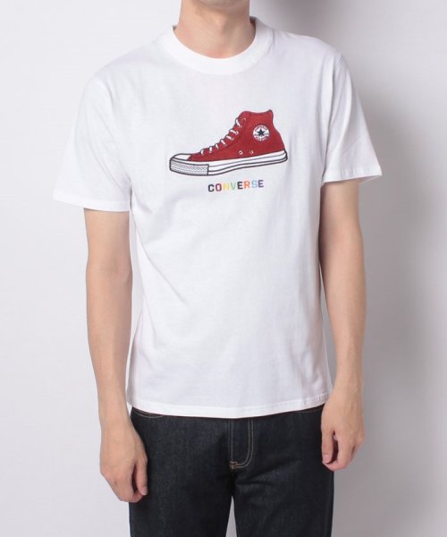 CONVERSE(CONVERSE)/【ＣＯＮＶＥＲＳＥ】 コンバース シューズサガラ  半袖 Tシャツ ユニセックス/img16