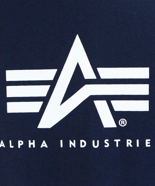 ALPHA INDUSTRIES(アルファインダストリーズ)/【ALPHA】 アルファ Aマーク　ロゴプリント ミリタリー 半袖 Tシャツ/img04