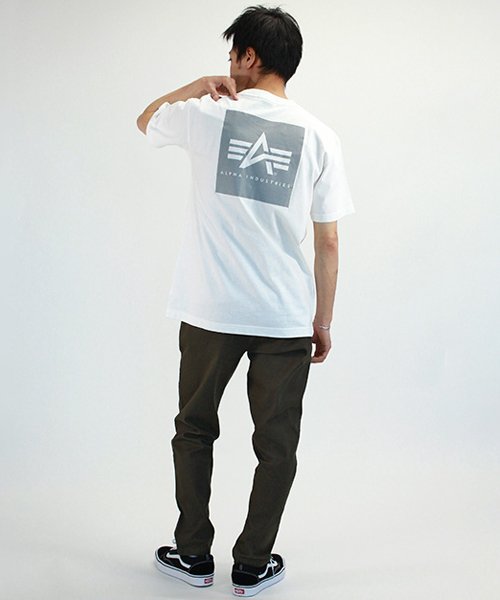 ALPHA INDUSTRIES(アルファインダストリーズ)/【ALPHA】 アルファ リフレクター ミリタリー 半袖 Tシャツ/img02