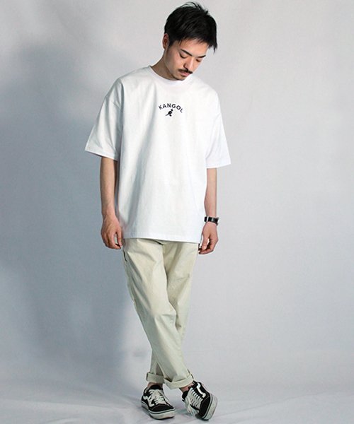 KANGOL(KANGOL)/【ＫＡＮＧＯＬ】 カンゴール オーバーサイズ 刺繍 半袖 Tシャツ ユニセックス/img01