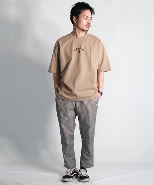 KANGOL(KANGOL)/【ＫＡＮＧＯＬ】 カンゴール オーバーサイズ 刺繍 半袖 Tシャツ ユニセックス/img03