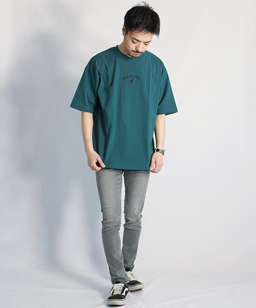 KANGOL(KANGOL)/【ＫＡＮＧＯＬ】 カンゴール オーバーサイズ 刺繍 半袖 Tシャツ ユニセックス/img04