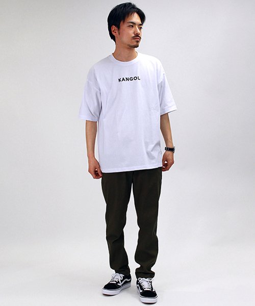KANGOL(KANGOL)/【ＫＡＮＧＯＬ】 カンゴール オーバーサイズ 胸＆裾刺繍 半袖 Tシャツ ユニセックス/img01