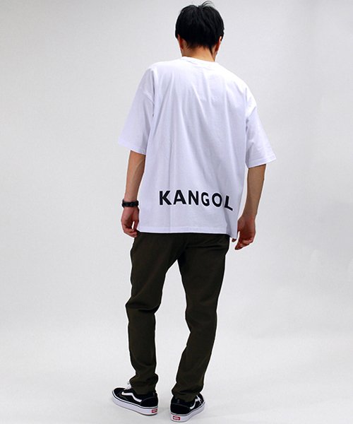 KANGOL(KANGOL)/【ＫＡＮＧＯＬ】 カンゴール オーバーサイズ 胸＆裾刺繍 半袖 Tシャツ ユニセックス/img02