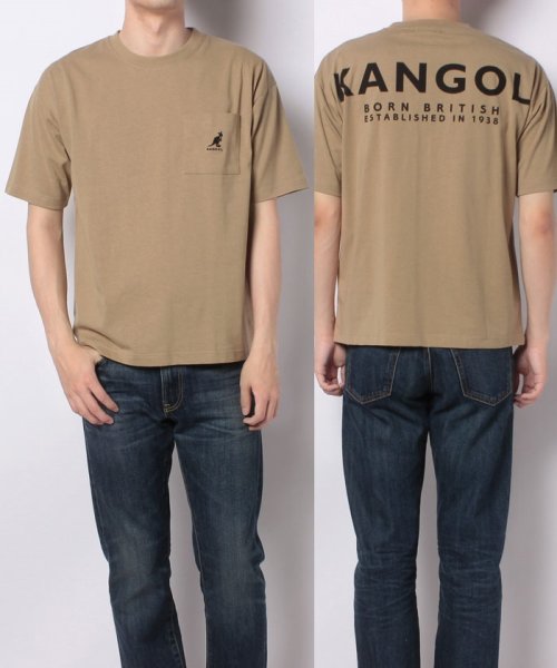 KANGOL(KANGOL)/【ＫＡＮＧＯＬ】 カンゴール オーバーサイズ ポケット付き 半袖 Tシャツ ユニセックス/img15