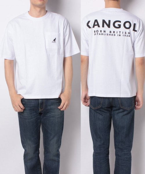 KANGOL(KANGOL)/【ＫＡＮＧＯＬ】 カンゴール オーバーサイズ ポケット付き 半袖 Tシャツ ユニセックス/img16