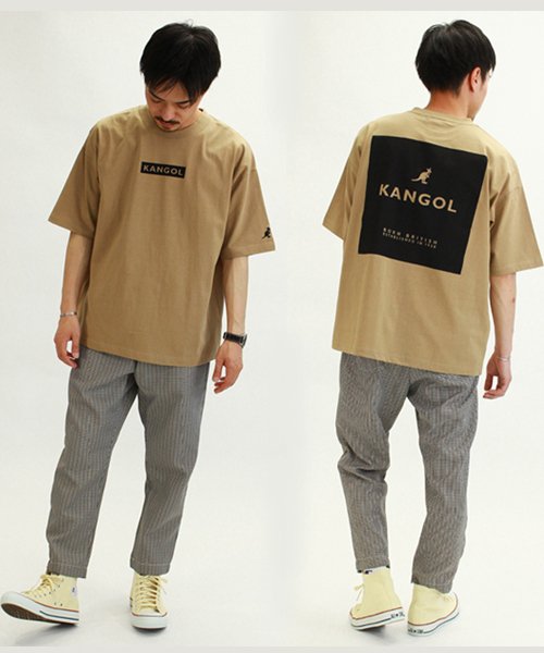 KANGOL(KANGOL)/【ＫＡＮＧＯＬ】 カンゴール オーバーサイズ ボックスロゴ 半袖　Ｔシャツ ユニセックス/img03