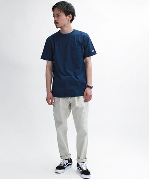 CHAMPION(チャンピオン)/【Ｃhampion】 チャンピオン ポケット付き 無地 半袖　Ｔシャツ ユニセックス/img05