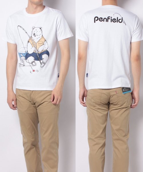 PENFIELD(PENFIELD)/【ＰＥＮＦＩＥＬＤ】 ペンフィールド クマ フィッシング 半袖 Tシャツ ユニセックス/img16