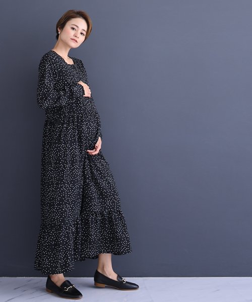 授乳ドットワンピース マタニティ服 授乳服 マタニティワンピース 授乳ワンピース ランダムドット 美ライン 妊婦 妊娠 産前産後 春夏秋 チョコア Chocoa Magaseek 授乳ドットワンピース マタニティ服 授乳服 マタニティワンピース 授乳ワンピース ランダムドット 美ライン 妊婦 妊娠 産前産後 春夏秋 チョコア Chocoa Magaseek