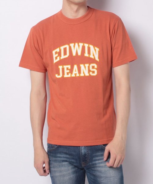 EDWIN(EDWIN)/【EDWIN】 エドウィン カレッジ風ロゴ プリント 半袖 Tシャツ/img15