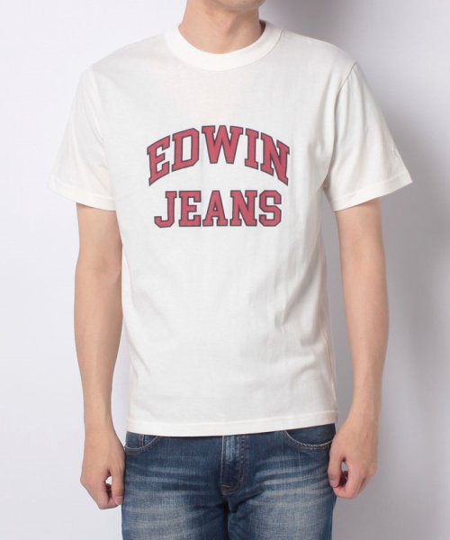 EDWIN(EDWIN)/【EDWIN】 エドウィン カレッジ風ロゴ プリント 半袖 Tシャツ/img16