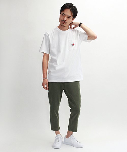 CONVERSE(コンバース)/【ＣＯＮＶＥＲＳＥ】 コンバース ワンポイント ポケット付き 半袖 Tシャツ ユニセックス/img01