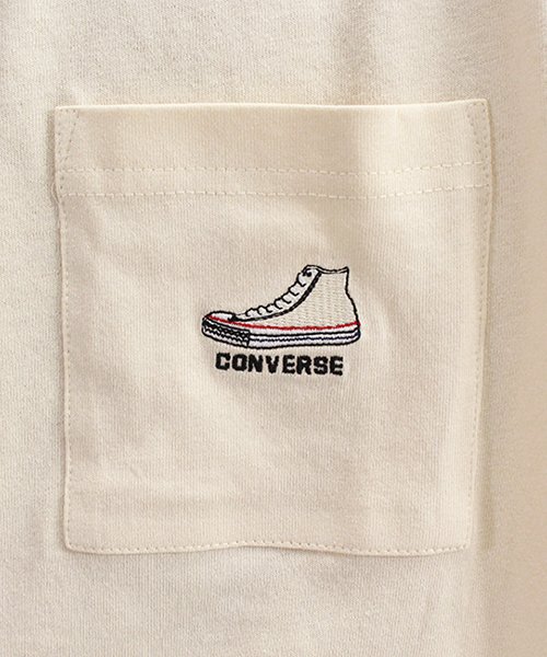 CONVERSE(コンバース)/【ＣＯＮＶＥＲＳＥ】 コンバース ワンポイント ポケット付き 半袖 Tシャツ ユニセックス/img08