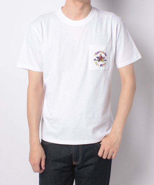CONVERSE(コンバース)/【ＣＯＮＶＥＲＳＥ】 コンバース ワンポイント ポケット付き 半袖 Tシャツ ユニセックス/img22