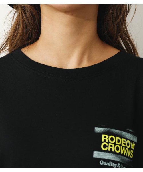 RODEO CROWNS WIDE BOWL(ロデオクラウンズワイドボウル)/Spray crownビッグTシャツワンピース/img11
