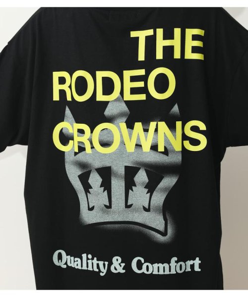 RODEO CROWNS WIDE BOWL(ロデオクラウンズワイドボウル)/Spray crownビッグTシャツワンピース/img13