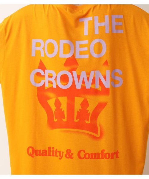 RODEO CROWNS WIDE BOWL(ロデオクラウンズワイドボウル)/Spray crownビッグTシャツワンピース/img27