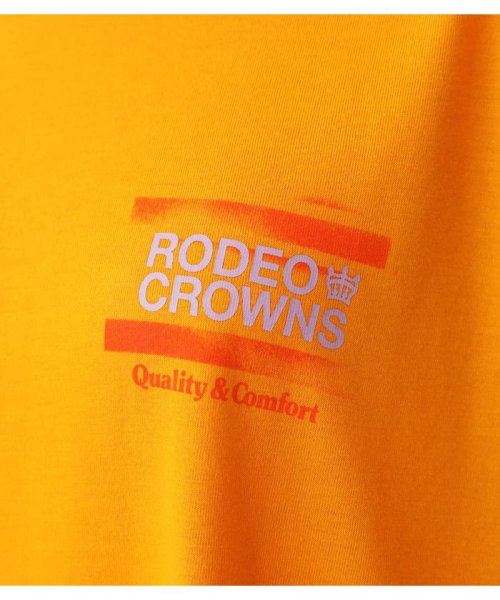 RODEO CROWNS WIDE BOWL(ロデオクラウンズワイドボウル)/Spray crownビッグTシャツワンピース/img28