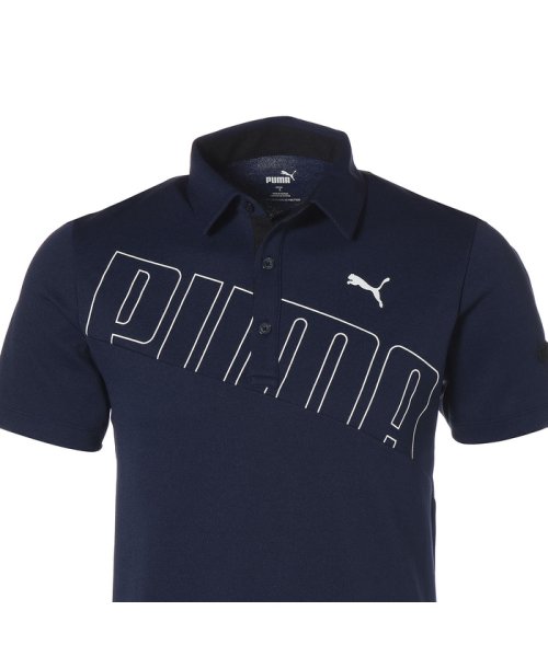 PUMA(プーマ)/ゴルフ ビッグ プーマ ロゴ 半袖 ポロシャツ/img14