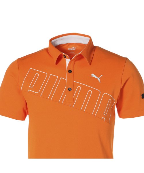 PUMA(プーマ)/ゴルフ ビッグ プーマ ロゴ 半袖 ポロシャツ/img30