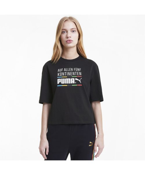 PUMA(プーマ)/TFS グラフィック レギュラー ウィメンズ 半袖 Tシャツ/img01