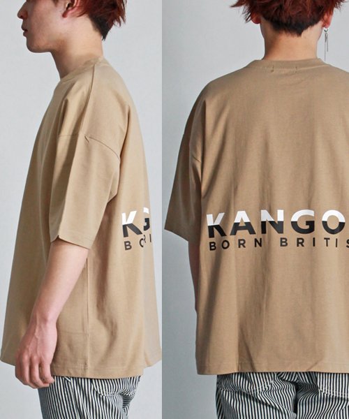 KANGOL(KANGOL)/【ＫＡＮＧＯＬ】 カンゴール オーバーサイズ スクエア＆バックプリント 半袖 Tシャツ ユニセックス/img02