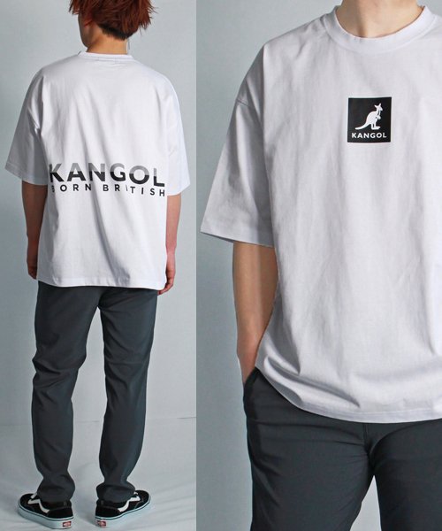 KANGOL(KANGOL)/【ＫＡＮＧＯＬ】 カンゴール オーバーサイズ スクエア＆バックプリント 半袖 Tシャツ ユニセックス/img03
