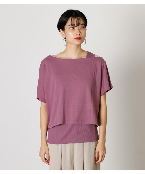 AZUL by moussy(アズールバイマウジー)/LAYERED 3WAY TOPS/img27