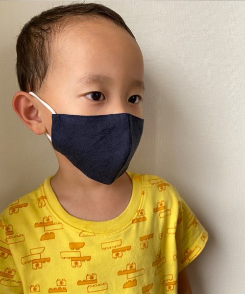 aimoha(aimoha（アイモハ）)/冷感素材マスク 子供　 3色3枚入り 綿麻 /img01