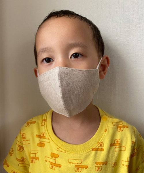 aimoha(aimoha（アイモハ）)/冷感素材マスク 子供　 3色3枚入り 綿麻 /img03