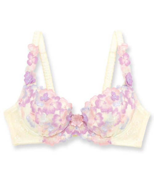 fran de lingerie(フランデランジェリー)/GRACE Flower Petal らくらく補正グレースフラワーペタル コーディネートブラジャー C65－D85カップ/img18