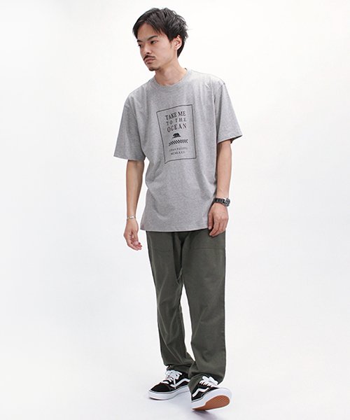 OceanPacific(OceanPacific)/【OceanPacific】 オーシャンパシフィック ボックスグラフィック  半袖 Tシャツ ユニセックス/img01