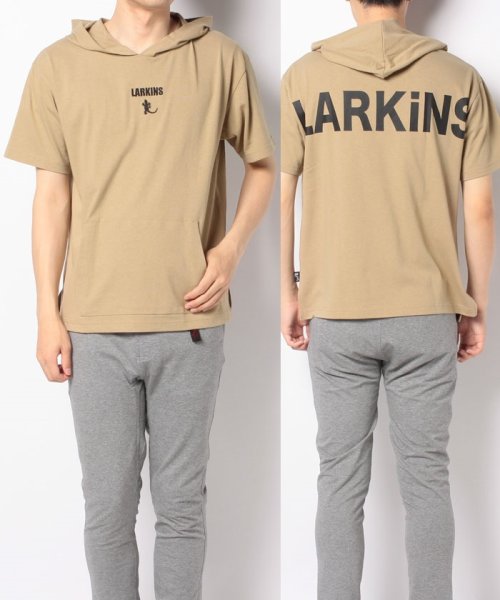 LARKINS(LARKINS)/【LARKINS】 ラーキンス バックロゴ  Tシャツパーカー ユニセックス/img16